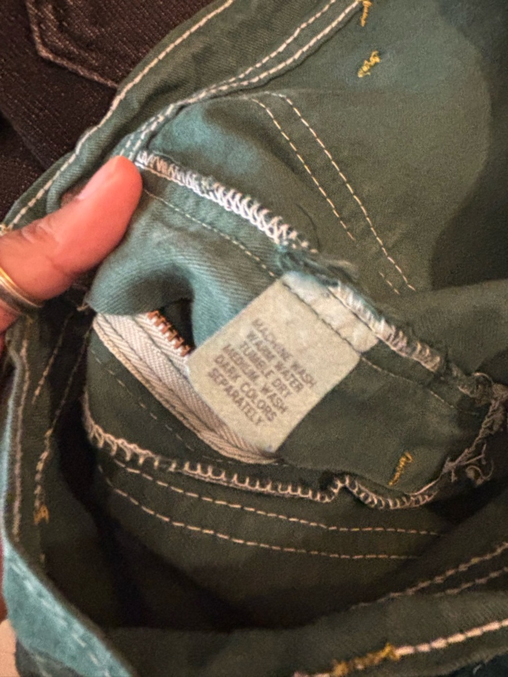 STAN RAY USA Green Painter Pants with Pocket Logo - Picture 5 of 5